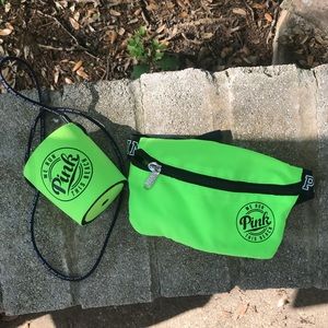 PINK Fanny pack and drink holder